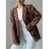 imageFloerns Womens Casual Long Sleeve Graphic Colorful Blazer Work Suit JacketsBrown Leopard