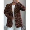 imageFloerns Womens Casual Long Sleeve Graphic Colorful Blazer Work Suit JacketsBrown Leopard