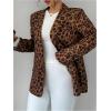 imageFloerns Womens Casual Long Sleeve Graphic Colorful Blazer Work Suit JacketsBrown Leopard