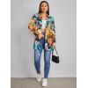 imageFloerns Womens Casual Long Sleeve Graphic Colorful Blazer Work Suit JacketsMulti Graffiti