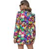 imageFloerns Womens Casual Long Sleeve Graphic Colorful Blazer Work Suit JacketsPurple Graffiti