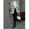 imageFloerns Womens Casual Long Sleeve Graphic Colorful Blazer Work Suit JacketsWhite Geo