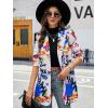 imageFloerns Womens Casual Long Sleeve Graphic Colorful Blazer Work Suit JacketsWhite Slogan