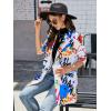 imageFloerns Womens Casual Long Sleeve Graphic Colorful Blazer Work Suit JacketsWhite Slogan