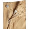 imageFloerns Girls Casual Ripped Frayed Split Hem Flare Bell Bottom Jeans Denim PantsKhaki