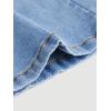imageFloerns Girls Casual Ripped Frayed Split Hem Flare Bell Bottom Jeans Denim PantsLight Wash