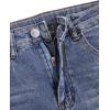imageFloerns Girls Casual Ripped Frayed Split Hem Flare Bell Bottom Jeans Denim PantsOcean Blue