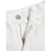 imageFloerns Girls Casual Ripped Frayed Split Hem Flare Bell Bottom Jeans Denim PantsWhite