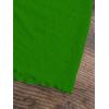 imageFloerns Womens Drawstring Front Split Hem Lettuce Trim Beach Cover Up SkirtGreen