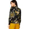 imageFloerns Womens Floral Print Long Sleeve High Neck Georgette Chiffon BlouseMulti2