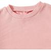 imageFloerns Girls Solid Puff Long Sleeve Round Neck Rib Knit Shirt Tee TopPink