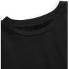 imageFloerns Womens Casual Basic Short Sleeve Loose TShirt Tee TopsA Black