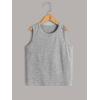 imageFloerns Boys 3 Pcs Sleeveless Crew Neck Pocket Casual Solid Tank TopBlack Grey