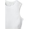 imageFloerns Boys 3 Pcs Sleeveless Crew Neck Pocket Casual Solid Tank TopBlack and White