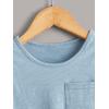imageFloerns Boys 3 Pcs Sleeveless Crew Neck Pocket Casual Solid Tank TopBlue Green Multi