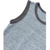imageFloerns Boys 3 Pcs Sleeveless Crew Neck Pocket Casual Solid Tank TopBlue Green White