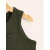 imageFloerns Boys 3 Pcs Sleeveless Crew Neck Pocket Casual Solid Tank TopDusty Blue