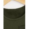 imageFloerns Boys 3 Pcs Sleeveless Crew Neck Pocket Casual Solid Tank TopDusty Blue