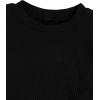 imageFloerns Girls 2 Piece Outfit Ruffle Trim Long Sleeve T Shirt and Short Skirt SetBlack and Yellow