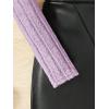 imageFloerns Girls 2 Piece Outfit Ruffle Trim Long Sleeve T Shirt and Short Skirt SetDusty Purple