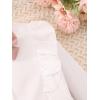 imageFloerns Girls 2 Piece Outfit Ruffle Trim Long Sleeve T Shirt and Short Skirt SetPink and White