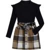 Black Brown Plaid