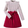 Red Pink Striped