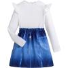 White Denim Blue