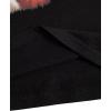 imageFloerns Girls 2 Piece Outfit Ruffle Trim Tee Top with Paperbag Waist Shorts SetBlack Cat