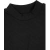 imageFloerns Girls 2 Piece Outfit Ruffle Trim Tee Top with Paperbag Waist Shorts SetBlack Striped