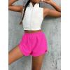 imageFloerns Girls 2 in 1 Workout Running Athletic Tennis Butterfly Flowy Shorts Hot Pink 1112Y