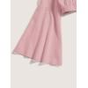 imageFloerns Girls Off The Shoulder Flounce Long Sleeve Ruched Blouse Crop TopsDusty Pink