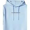 imageFloerns Mens Graphic Print Long Sleeve Drawstring Hoodie Pullover SweatshirtLight Blue Letter