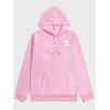 imageFloerns Mens Graphic Print Long Sleeve Drawstring Hoodie Pullover SweatshirtLight Pink