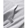 imageFloerns Mens Graphic Print Long Sleeve Drawstring Hoodie Pullover SweatshirtPale Grey