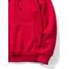imageFloerns Mens Graphic Print Long Sleeve Drawstring Hoodie Pullover SweatshirtRed
