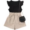 Black and Beige