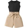 Black and Khaki