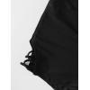 imageFloerns Womens High Waisted Cut Out Side Criss Cross Swim Trunks Bikini Shorts