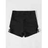 imageFloerns Womens High Waisted Cut Out Side Criss Cross Swim Trunks Bikini Shorts