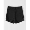 imageFloerns Womens High Waisted Cut Out Side Criss Cross Swim Trunks Bikini Shorts