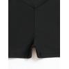 imageFloerns Womens Ruched High Waisted Bikini Bottom Swim ShortsBlack