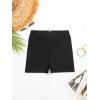 imageFloerns Womens Ruched High Waisted Bikini Bottom Swim ShortsBlack