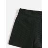 imageFloerns Girls 2 Piece Tie Dye Sports Shorts Knitted Running Biker ShortsBlack