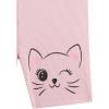 imageFloerns Toddler Girls 4 Pcs Cartoon Print Elastic Waist Rib Knit Running Biker ShortsBlack Multi