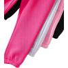imageFloerns Toddler Girls 4 Pcs Sweatpants Elastic Waist Athletic Jogger PantsBlack Multi