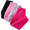 imageFloerns Toddler Girls 4 Pcs Sweatpants Elastic Waist Athletic Jogger PantsBlack Multi