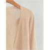 imageFloerns Womens Plus Size Open Front Long Sleeve Knitwear Crop Cardigan SweaterApricot
