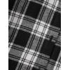 imageFloerns Girls 3 Piece Outfits Bell Bottom Outfit Cami Top and Flare Pants Set with Plaid Print ShirtAzure Black
