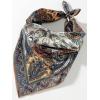 imageFloerns Womens Flower Hair Scarf Head Scarves Kerchief Lightweight BandanaBrown Paisley
